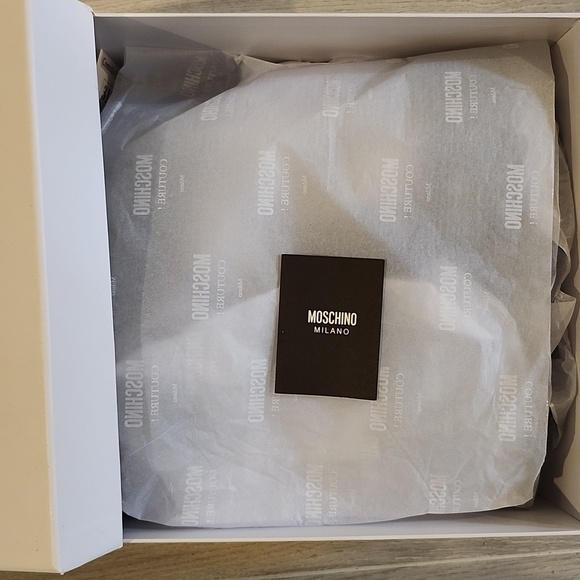 MOSCHINO Sabot - Size 35 - gold/white and black - Picture 4 of 4